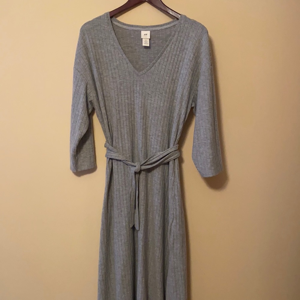 Light grey melange h&m dress. Never worn.